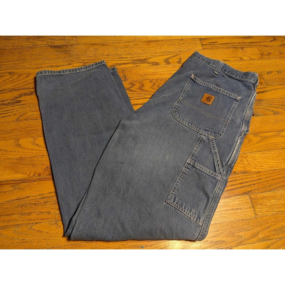 Carhartt Vintage Single Knee Pant 14.5oz Ring Denim Blue Rinsed W38 L32